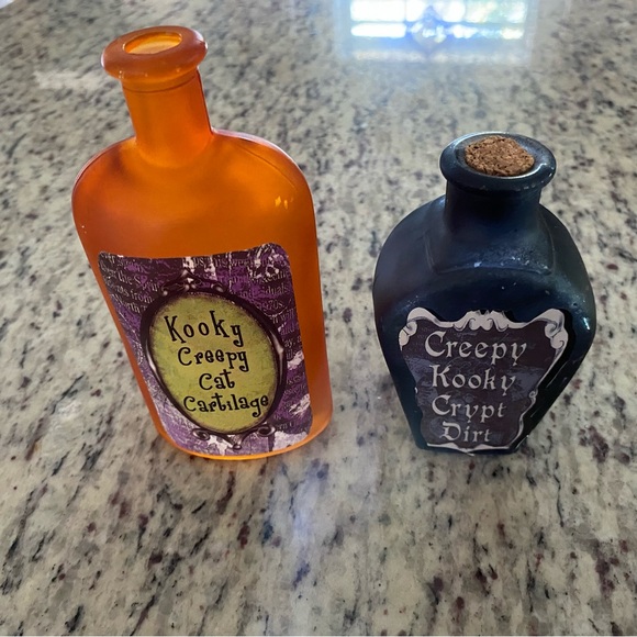 Other - Apothecary Halloween decorations glass bottles spooky potion bottles decor